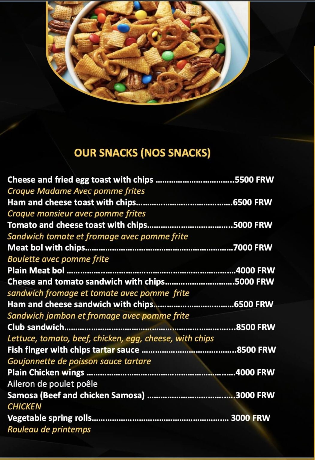 Grand Legacy Hotel Kigali Menu Vibe Kigali