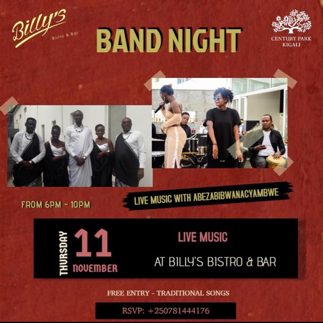 Poster of the Band night event at century park
