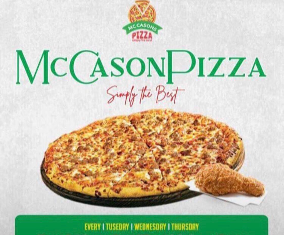 Mc-cason pizza & chicken piece