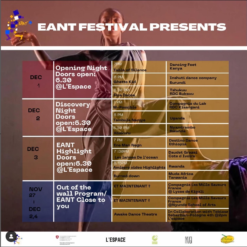 EANT Festival program poster