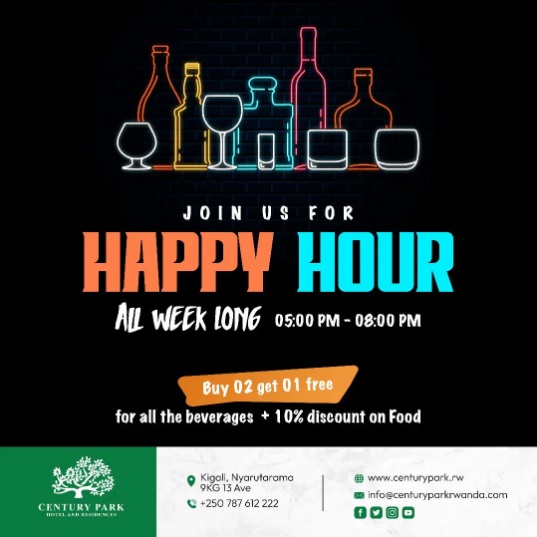 Happy hour at Tungchinese cuisine poster